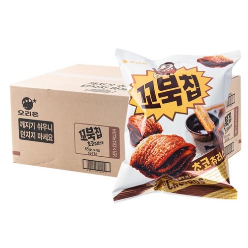 오리온 꼬북칩 초코츄러스 맛 65g x24개