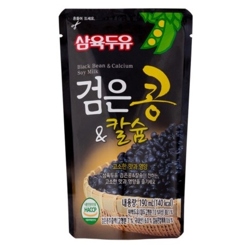 삼육식품 검은콩 & 칼슘 파우치 190ml 40개..