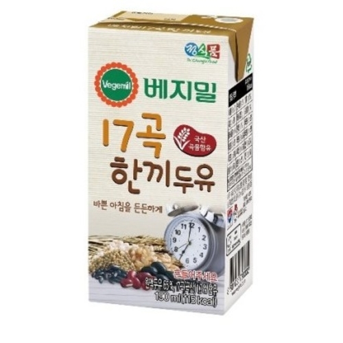 정식품 베지밀 17곡 한끼 두유 190ml X 72팩 cv