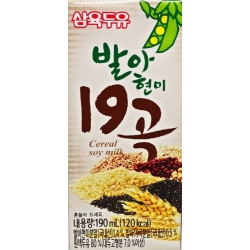 삼육두유 발아현미 19곡 190ml x 48개 ..