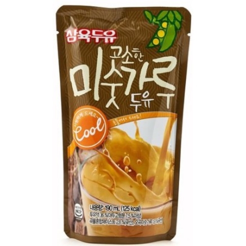삼육식품 고소한 미숫가루 두유 파우치 190ml x 15개..