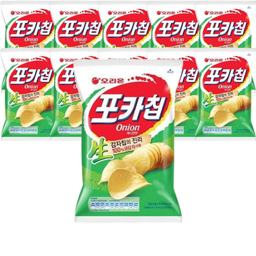 오리온 포카칩 어니언맛 66g x 10봉 